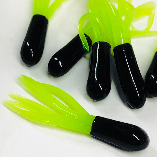 The Crappie Tube Store's Original Crappie Tube Black/Chartreuse