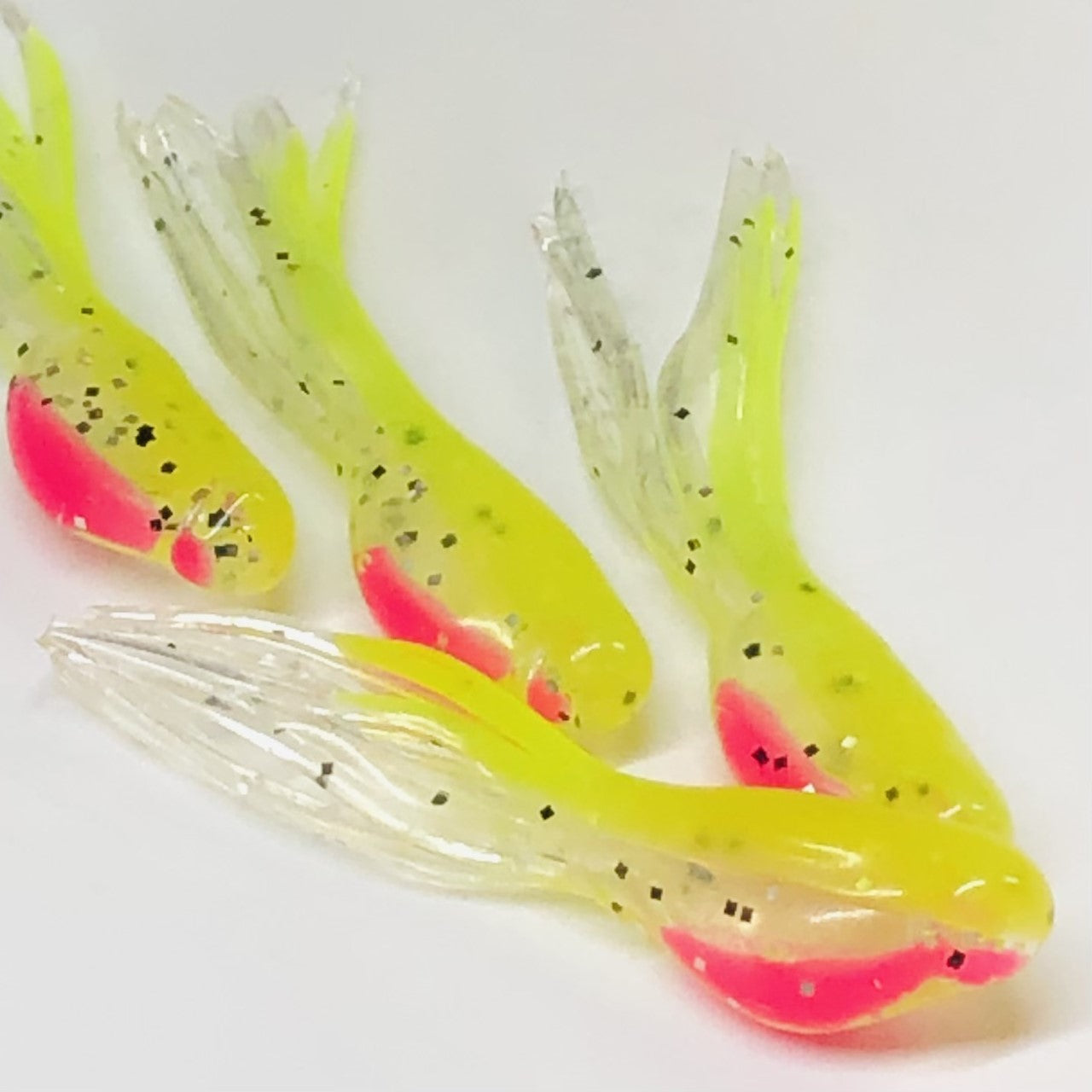Chartreuse Minnow Pink Belly – The Crappie Tube Store™
