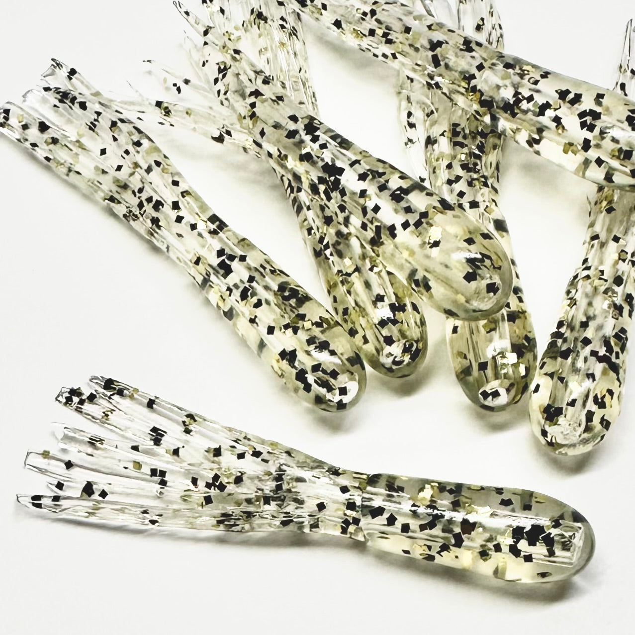 Clear-Black,Gold Glitter – The Crappie Tube Store™